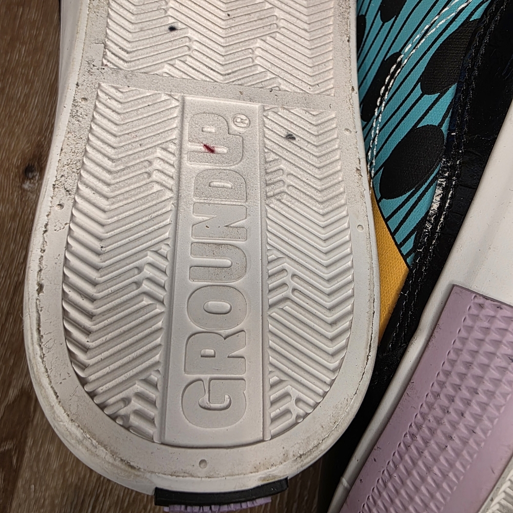 Women's High-Top Sneakers with Spider Web Design - Multicolor - Picture 10 of 15